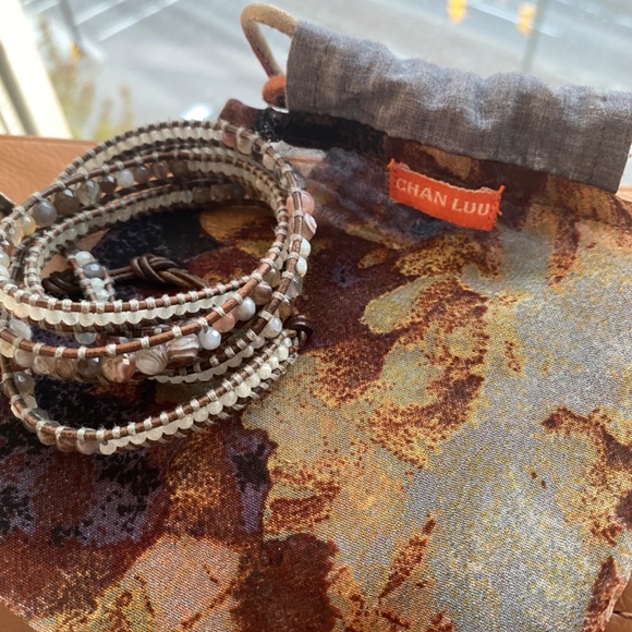 Chan Luu Botswana Agate 5Wrap Bracelet - Picture 5 of 5